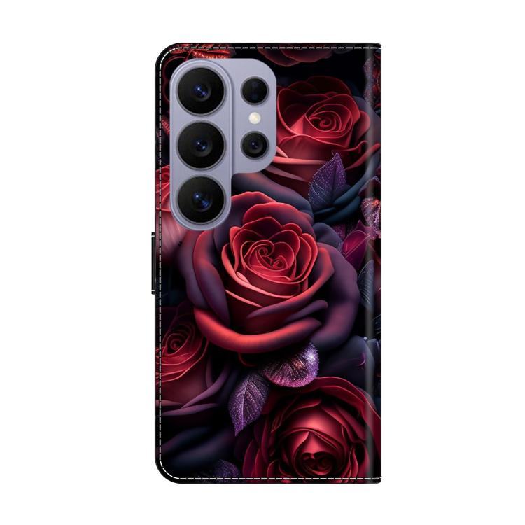 For Samsung Galaxy S26 Ultra 5G Crystal-Like Painted Vegan Leather Phone Case
