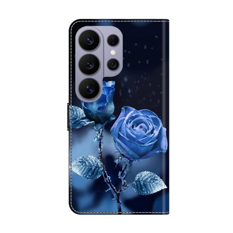 For Samsung Galaxy S26 Ultra 5G Crystal-Like Painted Vegan Leather Phone Case