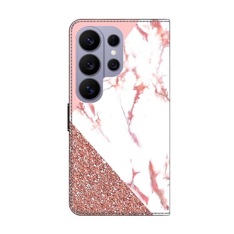For Samsung Galaxy S26 Ultra 5G Crystal-Like Painted Vegan Leather Phone Case