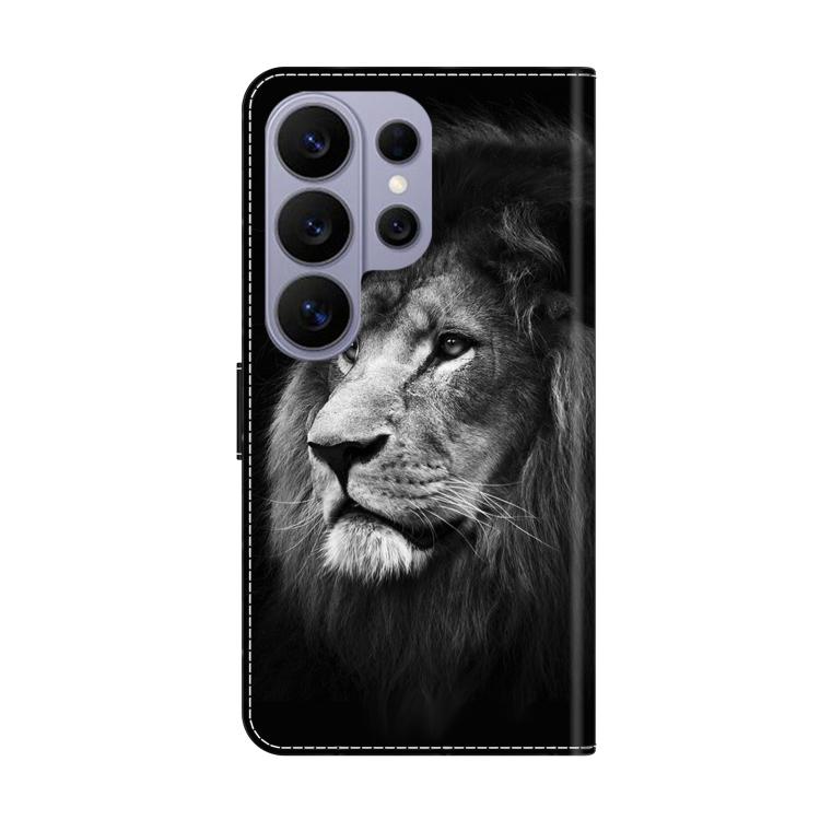 For Samsung Galaxy S26 Ultra 5G Crystal-Like Painted Vegan Leather Phone Case
