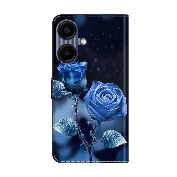 For Samsung Galaxy A06 4G / 5G Crystal-Like Painted Vegan Leather Phone Case