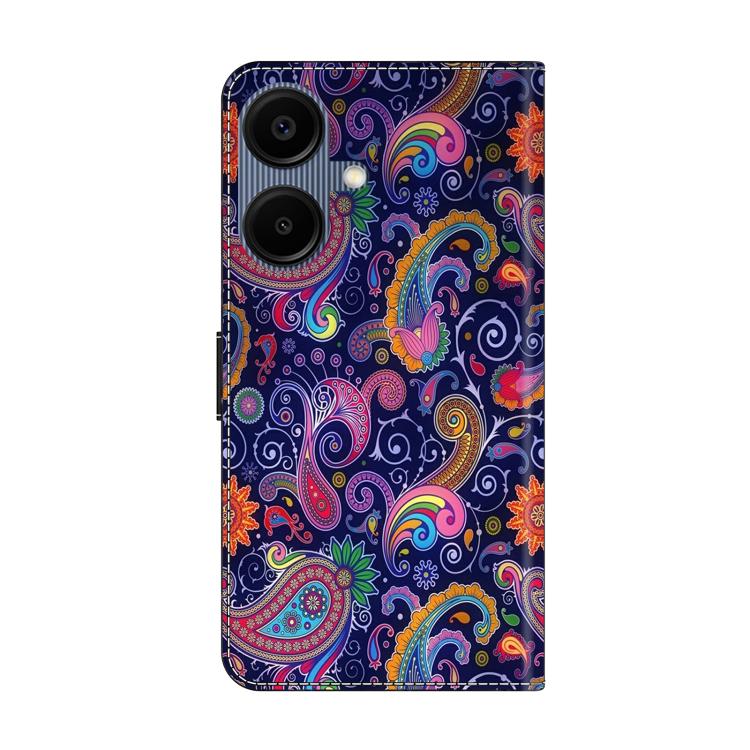 For Samsung Galaxy A06 4G / 5G Crystal-Like Painted Vegan Leather Phone Case