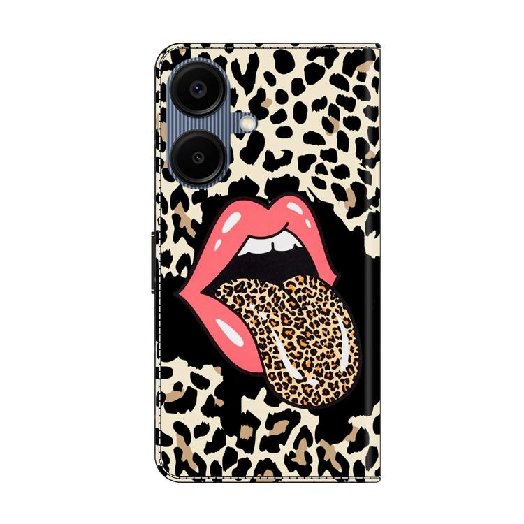 For Samsung Galaxy A07 4G / 5G Crystal-Like Painted Vegan Leather Phone Case