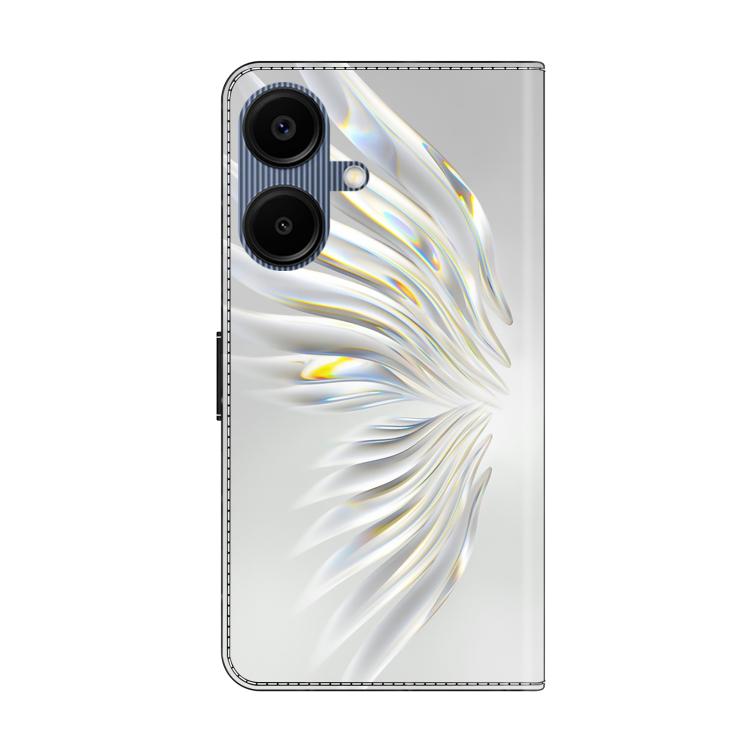 For Samsung Galaxy A07 4G / 5G Crystal-Like Painted Vegan Leather Phone Case
