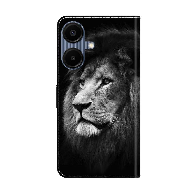 For Samsung Galaxy A07 4G / 5G Crystal-Like Painted Vegan Leather Phone Case