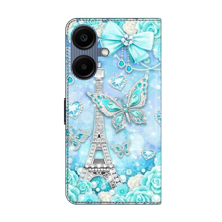 For Samsung Galaxy A07 4G / 5G Crystal-Like Painted Vegan Leather Phone Case