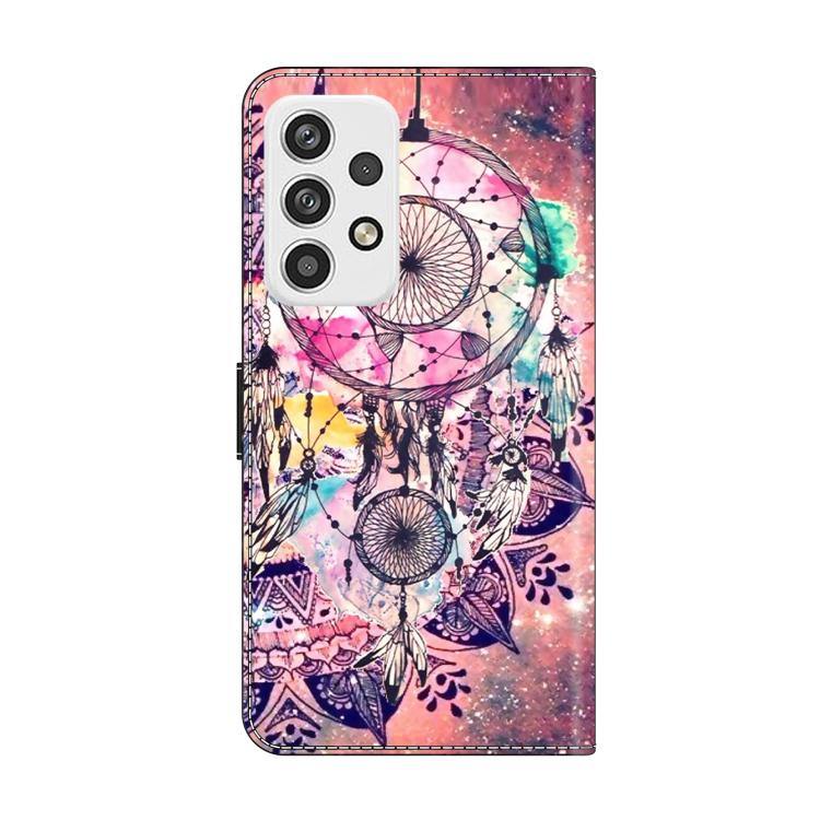 For Samsung Galaxy A23 5G Crystal-Like Painted Vegan Leather Phone Case