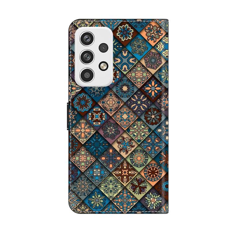 For Samsung Galaxy A23 5G Crystal-Like Painted Vegan Leather Phone Case
