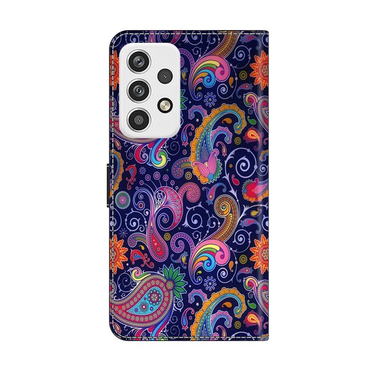 For Samsung Galaxy A23 5G Crystal-Like Painted Vegan Leather Phone Case