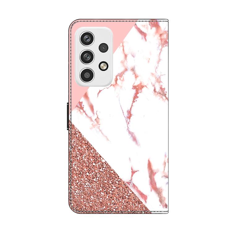 For Samsung Galaxy A23 5G Crystal-Like Painted Vegan Leather Phone Case