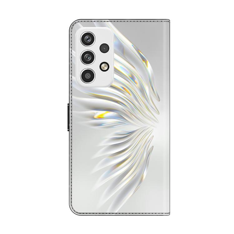 For Samsung Galaxy A23 5G Crystal-Like Painted Vegan Leather Phone Case