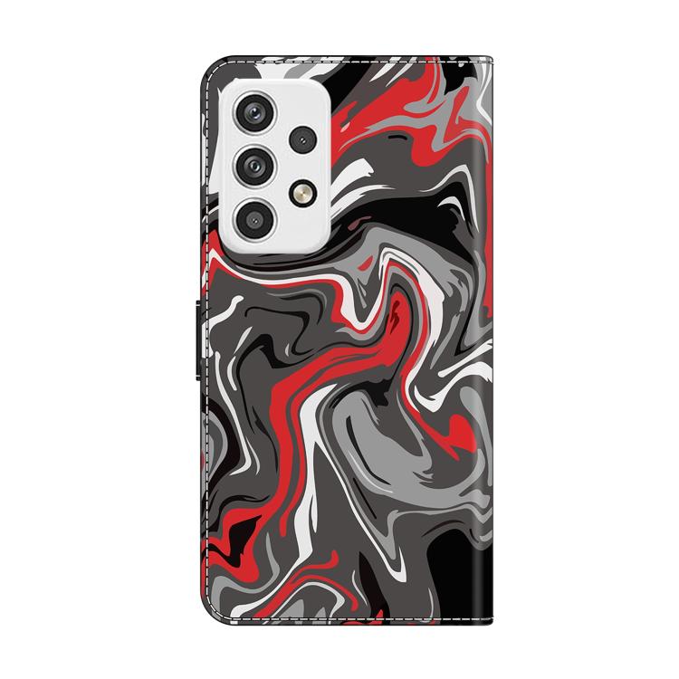 For Samsung Galaxy A23 5G Crystal-Like Painted Vegan Leather Phone Case