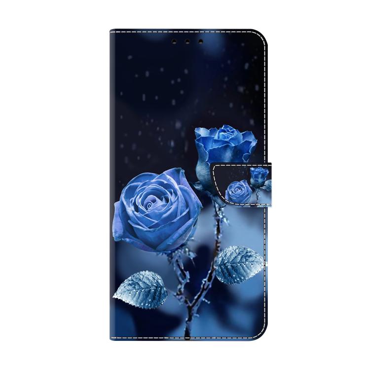 For Samsung Galaxy A24 4G Crystal-Like Painted Vegan Leather Phone Case