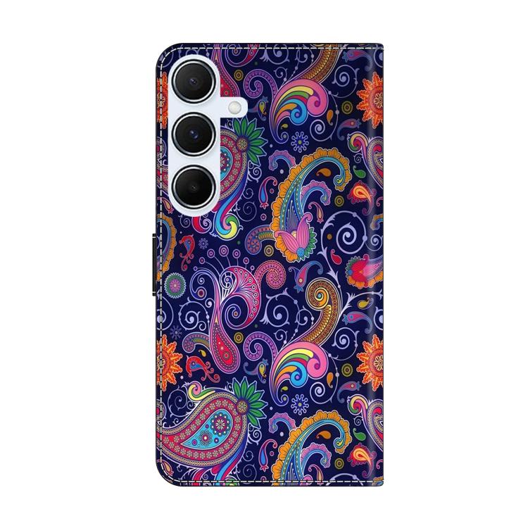 For Samsung Galaxy A24 4G Crystal-Like Painted Vegan Leather Phone Case