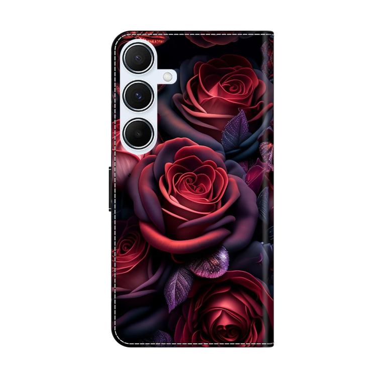 For Samsung Galaxy A25 5G Crystal-Like Painted Vegan Leather Phone Case