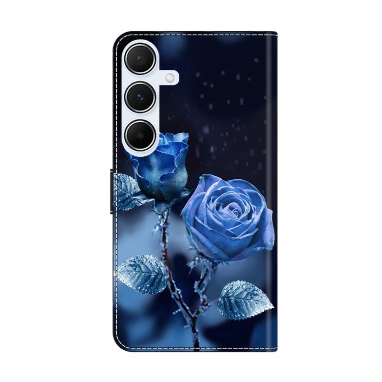 For Samsung Galaxy A25 5G Crystal-Like Painted Vegan Leather Phone Case