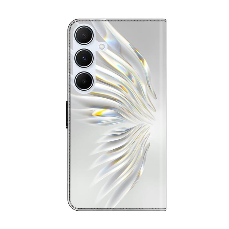 For Samsung Galaxy A25 5G Crystal-Like Painted Vegan Leather Phone Case