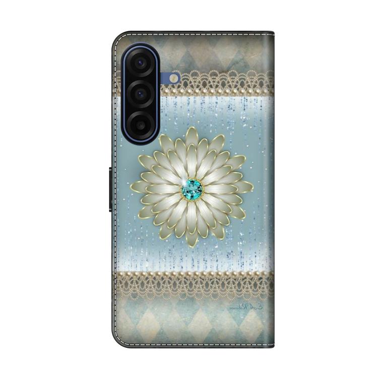 For Samsung Galaxy A17 / A26 5G Crystal-Like Painted Vegan Leather Phone Case