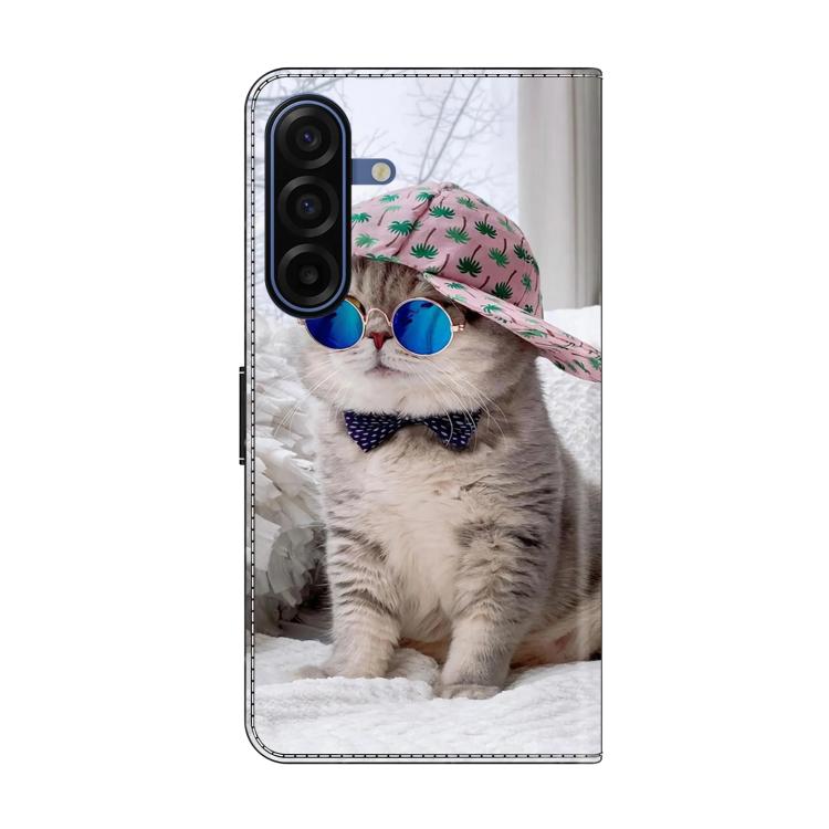 For Samsung Galaxy A17 / A26 5G Crystal-Like Painted Vegan Leather Phone Case