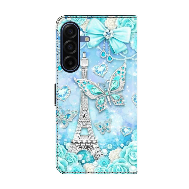 For Samsung Galaxy A17 / A26 5G Crystal-Like Painted Vegan Leather Phone Case
