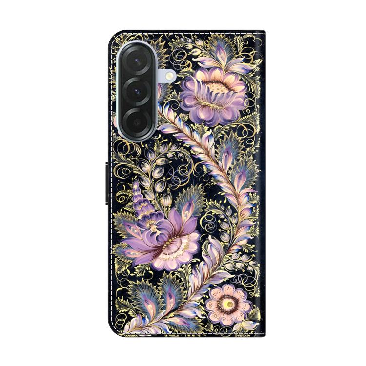 For Samsung Galaxy A36 / A56 5G Crystal-Like Painted Vegan Leather Phone Case