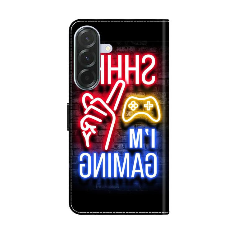 For Samsung Galaxy A36 / A56 5G Crystal-Like Painted Vegan Leather Phone Case