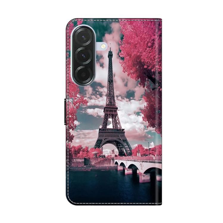 For Samsung Galaxy A36 / A56 5G Crystal-Like Painted Vegan Leather Phone Case