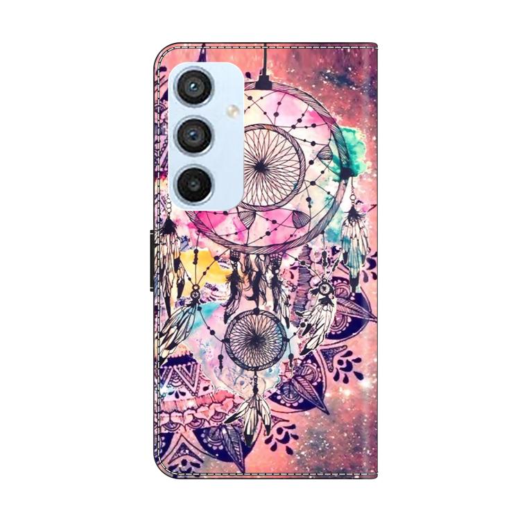 For Samsung Galaxy A54 5G Crystal-Like Painted Vegan Leather Phone Case
