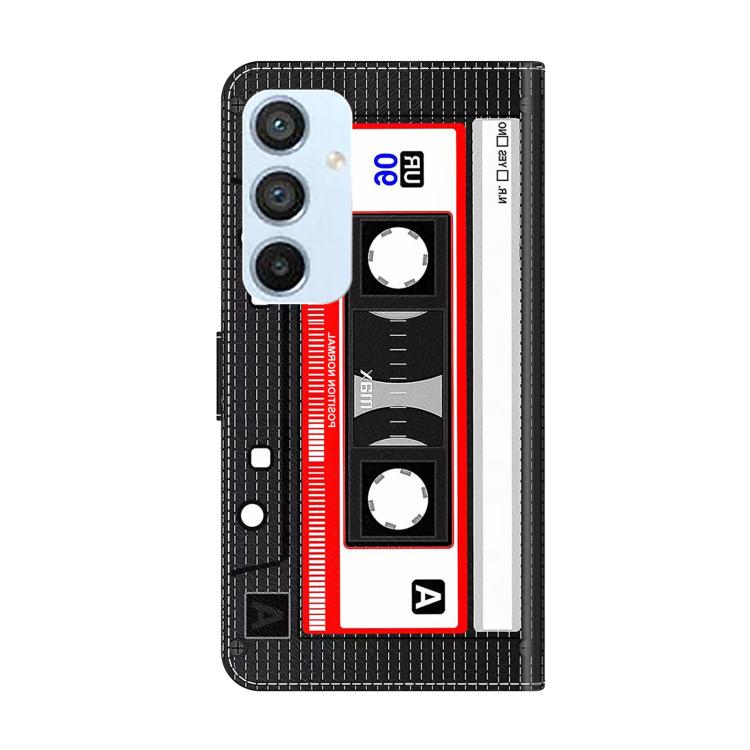 For Samsung Galaxy A54 5G Crystal-Like Painted Vegan Leather Phone Case