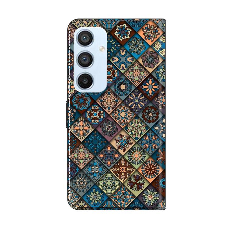 For Samsung Galaxy A54 5G Crystal-Like Painted Vegan Leather Phone Case