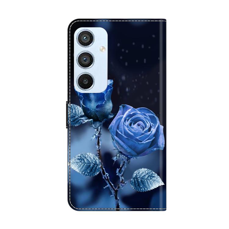 For Samsung Galaxy A54 5G Crystal-Like Painted Vegan Leather Phone Case