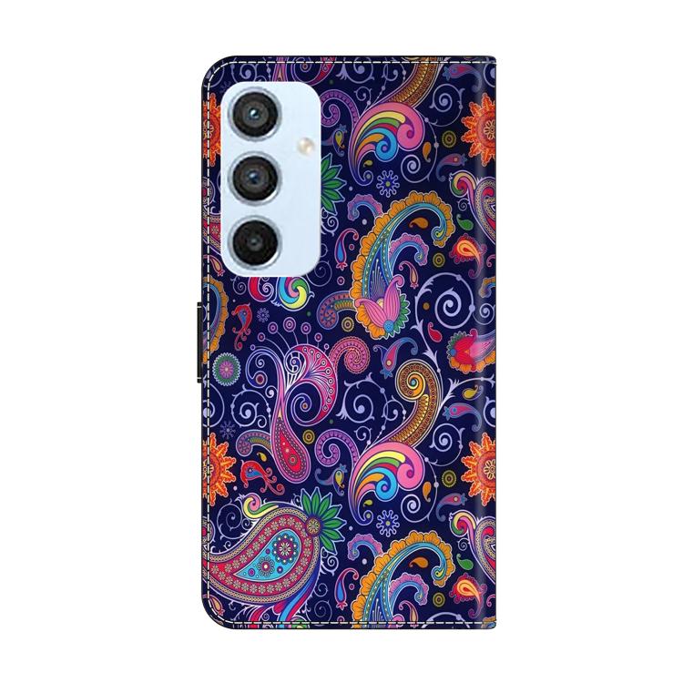 For Samsung Galaxy A54 5G Crystal-Like Painted Vegan Leather Phone Case