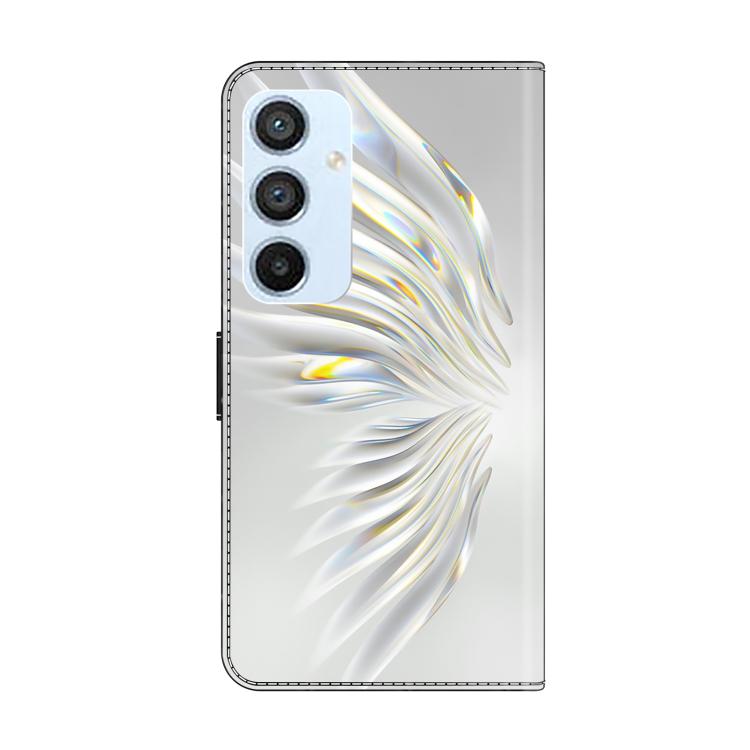 For Samsung Galaxy A54 5G Crystal-Like Painted Vegan Leather Phone Case