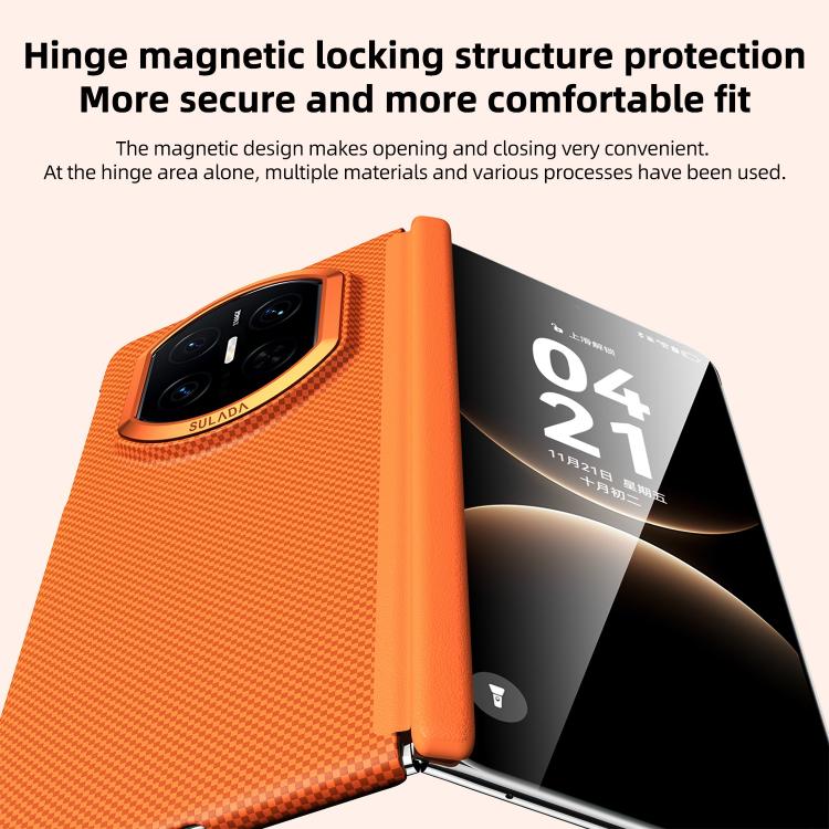 For Huawei Mate X7 SULADA Kevlar Grid Patterned Skin Feel Phone Case