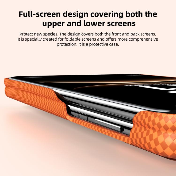 For Huawei Mate X5 / Mate X3 SULADA Kevlar Grid Patterned Skin Feel Phone Case