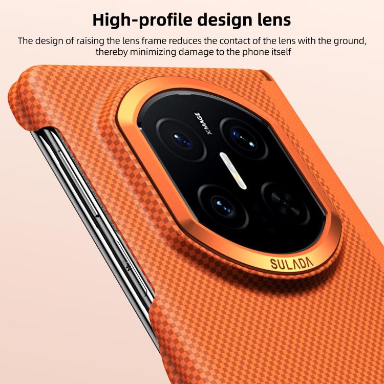 For Huawei Mate X5 / Mate X3 SULADA Kevlar Grid Patterned Skin Feel Phone Case