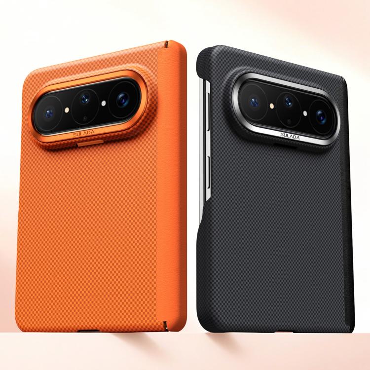 For Huawei Pura X Max SULADA Kevlar Grid Patterned Skin Feel Phone Case