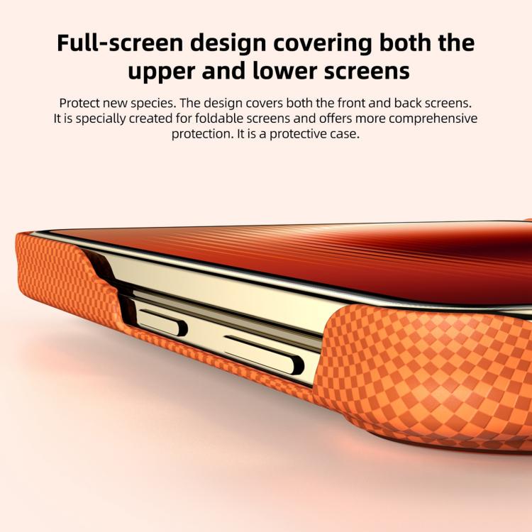 For Huawei Pura X Max SULADA Kevlar Grid Patterned Skin Feel Phone Case
