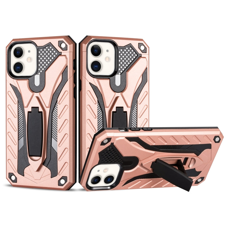 For iPhone 12 mini Shockproof TPU + PC Protective Case with Holder
