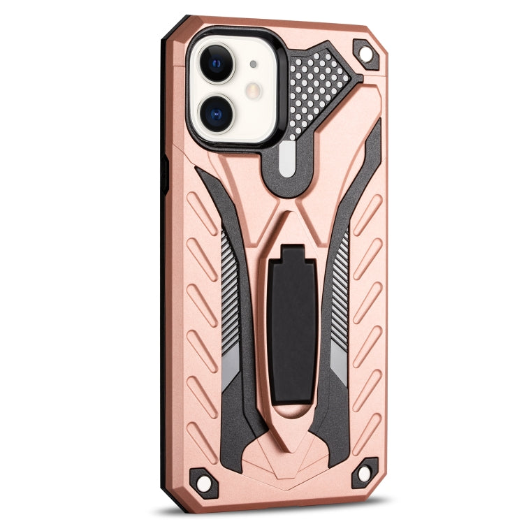 For iPhone 12 mini Shockproof TPU + PC Protective Case with Holder
