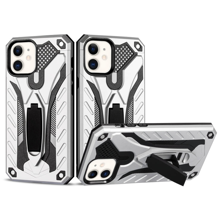 For iPhone 12 mini Shockproof TPU + PC Protective Case with Holder
