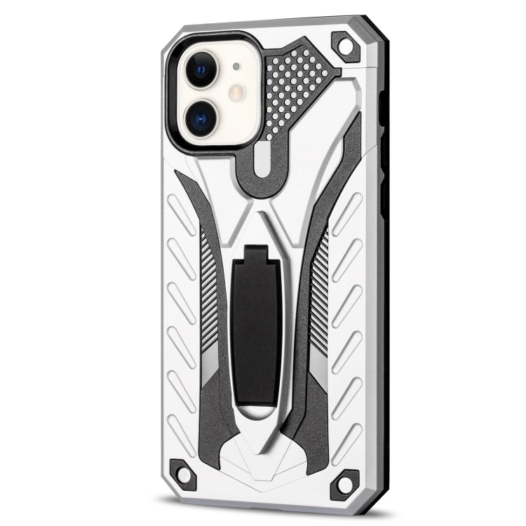 For iPhone 12 mini Shockproof TPU + PC Protective Case with Holder