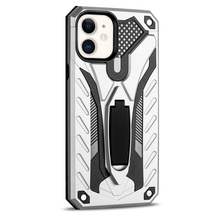 For iPhone 12 mini Shockproof TPU + PC Protective Case with Holder