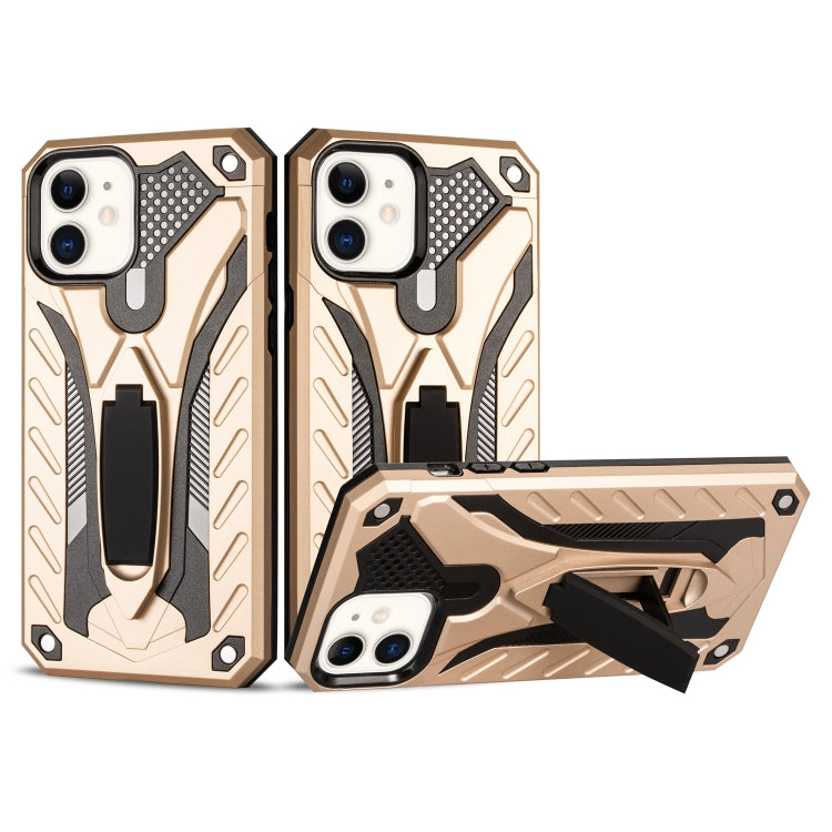 For iPhone 12 mini Shockproof TPU + PC Protective Case with Holder