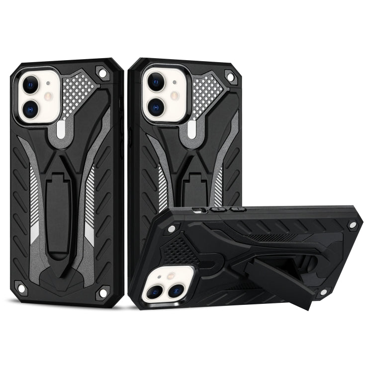 For iPhone 12 mini Shockproof TPU + PC Protective Case with Holder
