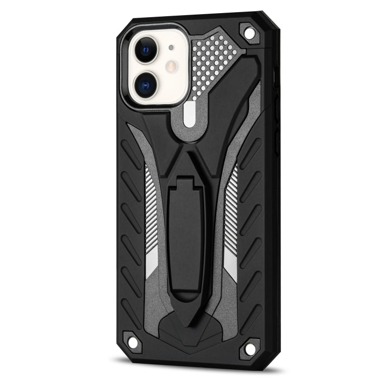 For iPhone 12 mini Shockproof TPU + PC Protective Case with Holder