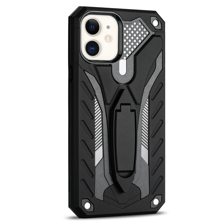 For iPhone 12 mini Shockproof TPU + PC Protective Case with Holder