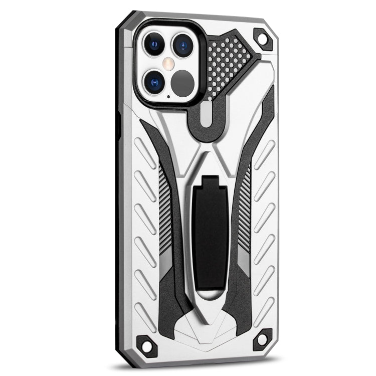 For iPhone 12 / 12 Pro Shockproof TPU + PC Protective Case with Holder