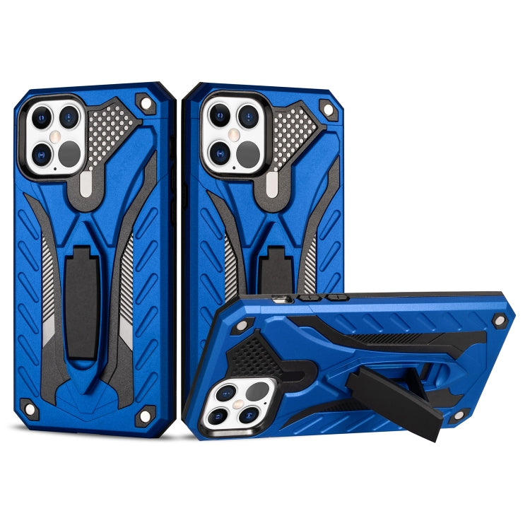 For iPhone 12 / 12 Pro Shockproof TPU + PC Protective Case with Holder