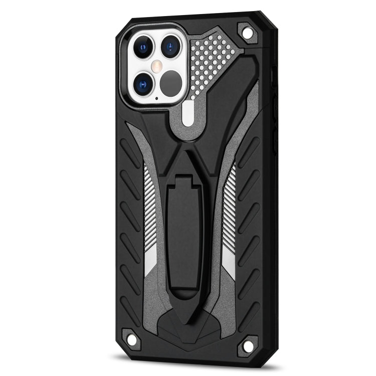 For iPhone 12 / 12 Pro Shockproof TPU + PC Protective Case with Holder